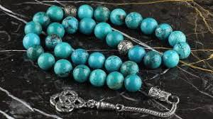 تصویر 2 از سنگ فیروزه افغانستان بارگه مشکی با رنگ عمیق و طبیعی